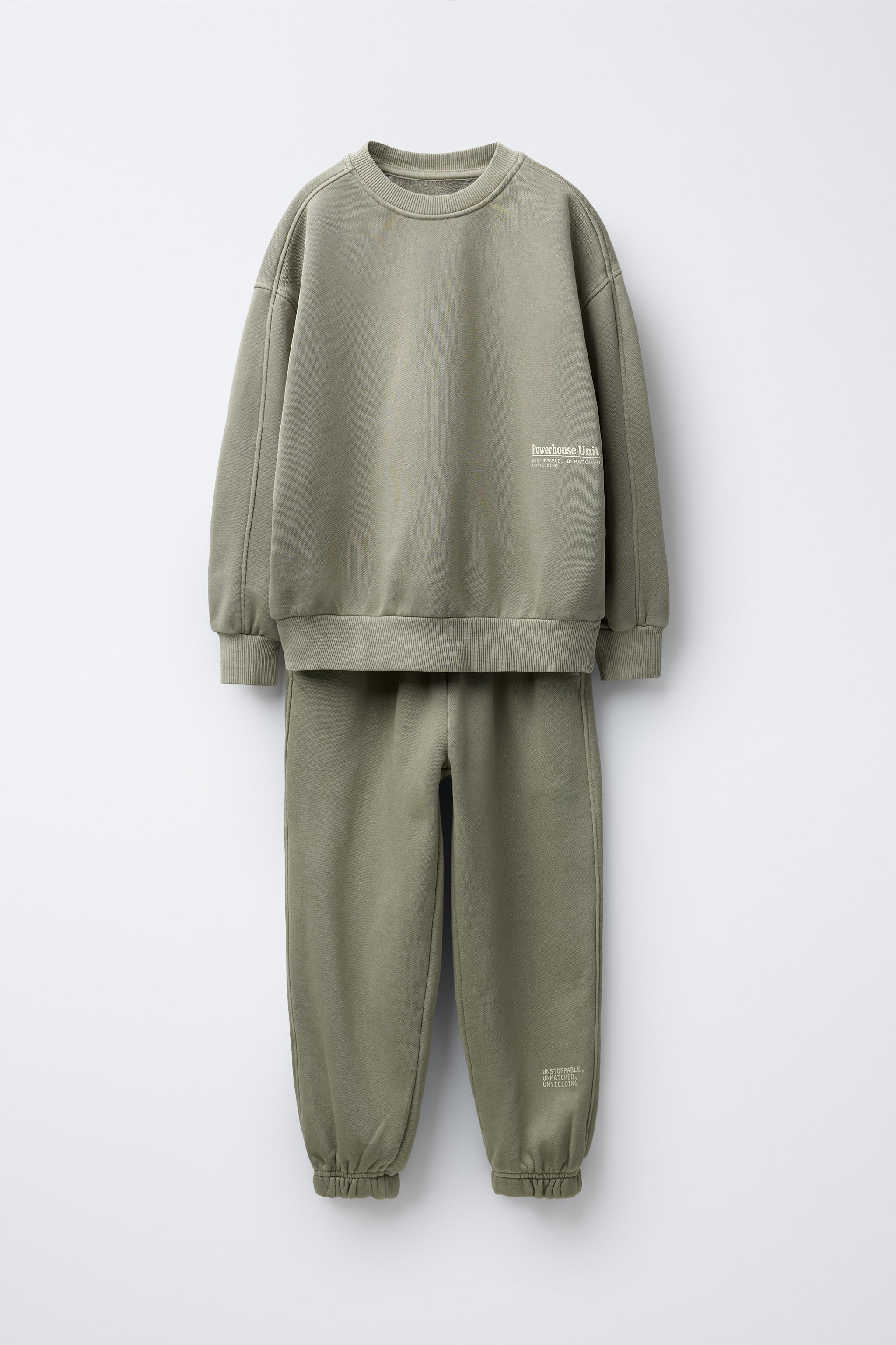 ガーメントダイスウェットシャツ＆ジョガーパンツセット