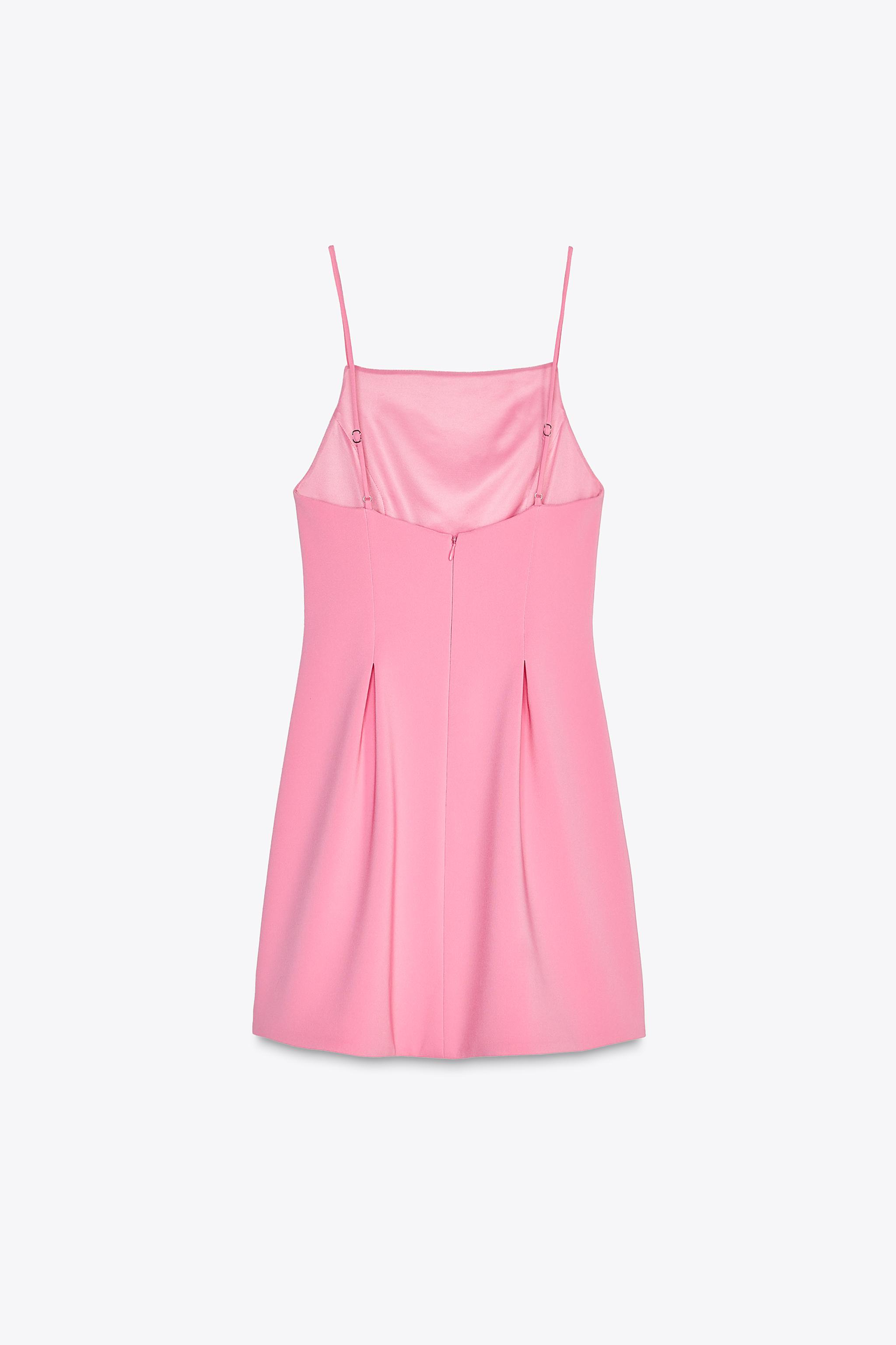 PLEATED MINI DRESS
