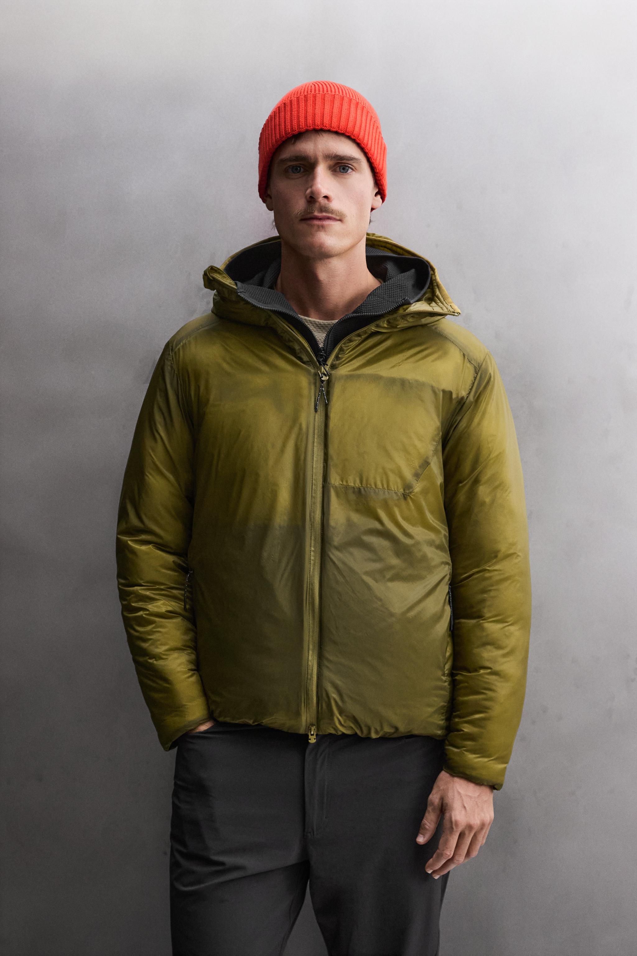 QUILTED TECHNICAL JACKET - Matte green | ZARA United States