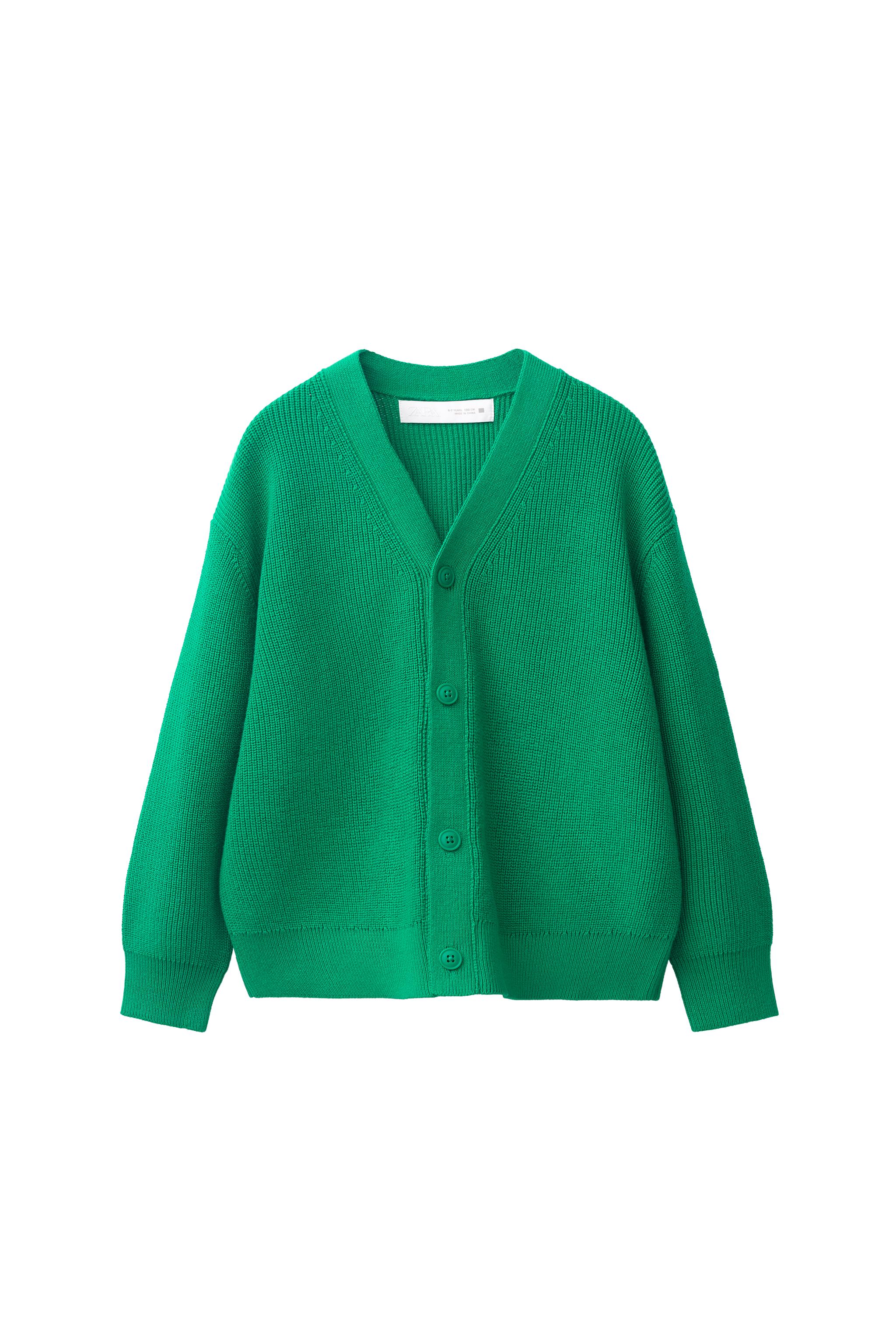 裏編みニットカーディガン - ダークネイビーブルー | ZARA Japan / 日本