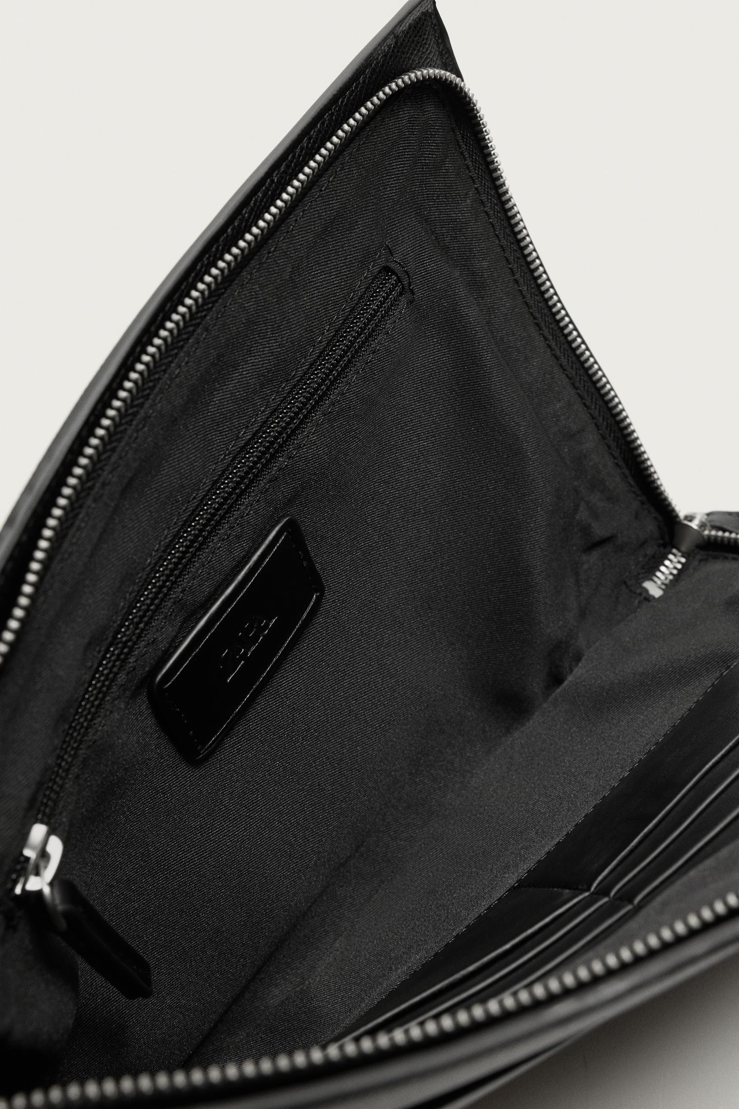 Мужской клатч Zara Combination Clutch, цвет: Чёрный — фото 6