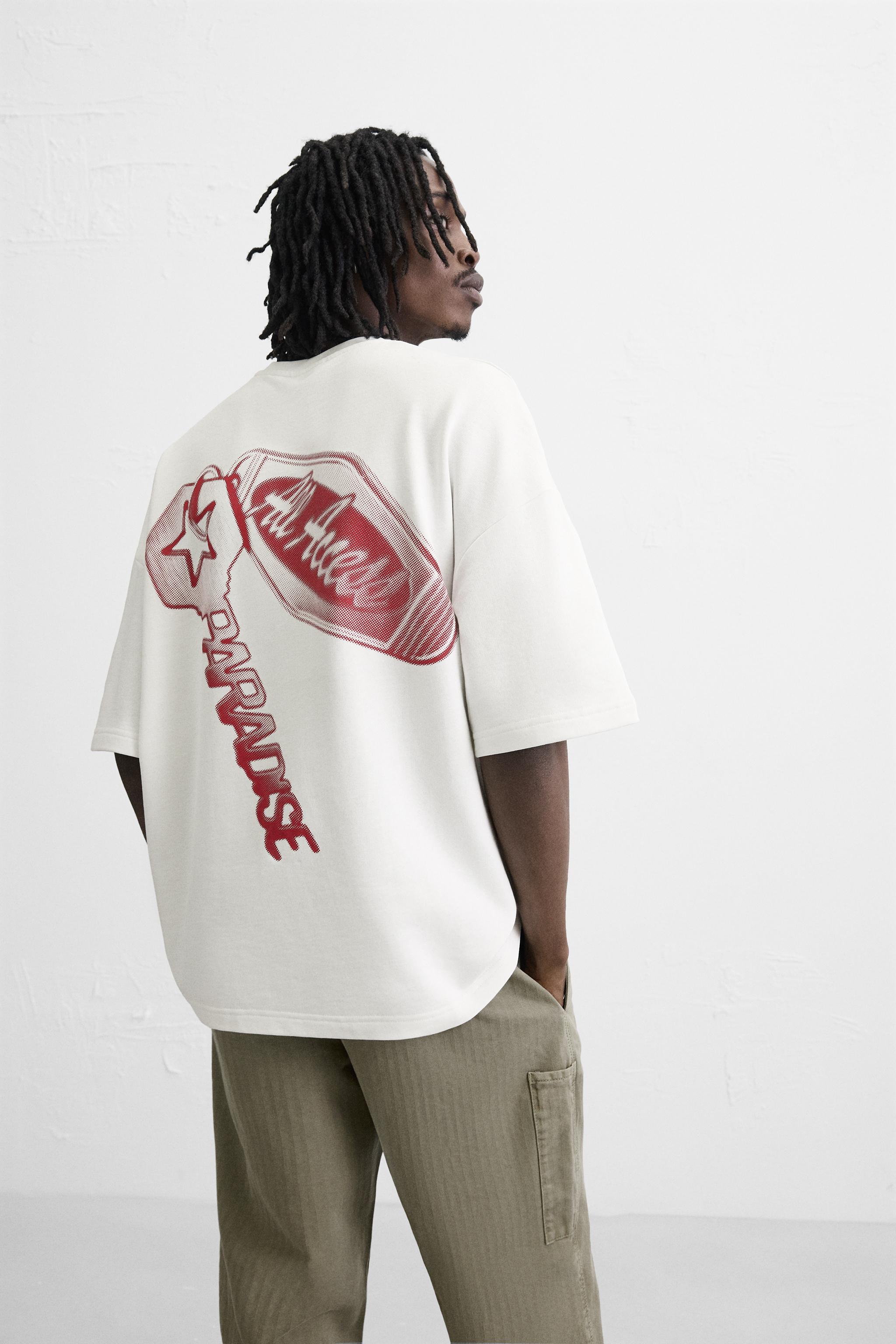 COMBINATION PRINT SWEATSHIRT - White | ZARA United States