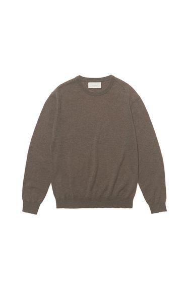 100% CASHMERE SWEATER - Sand / Marl by Zara