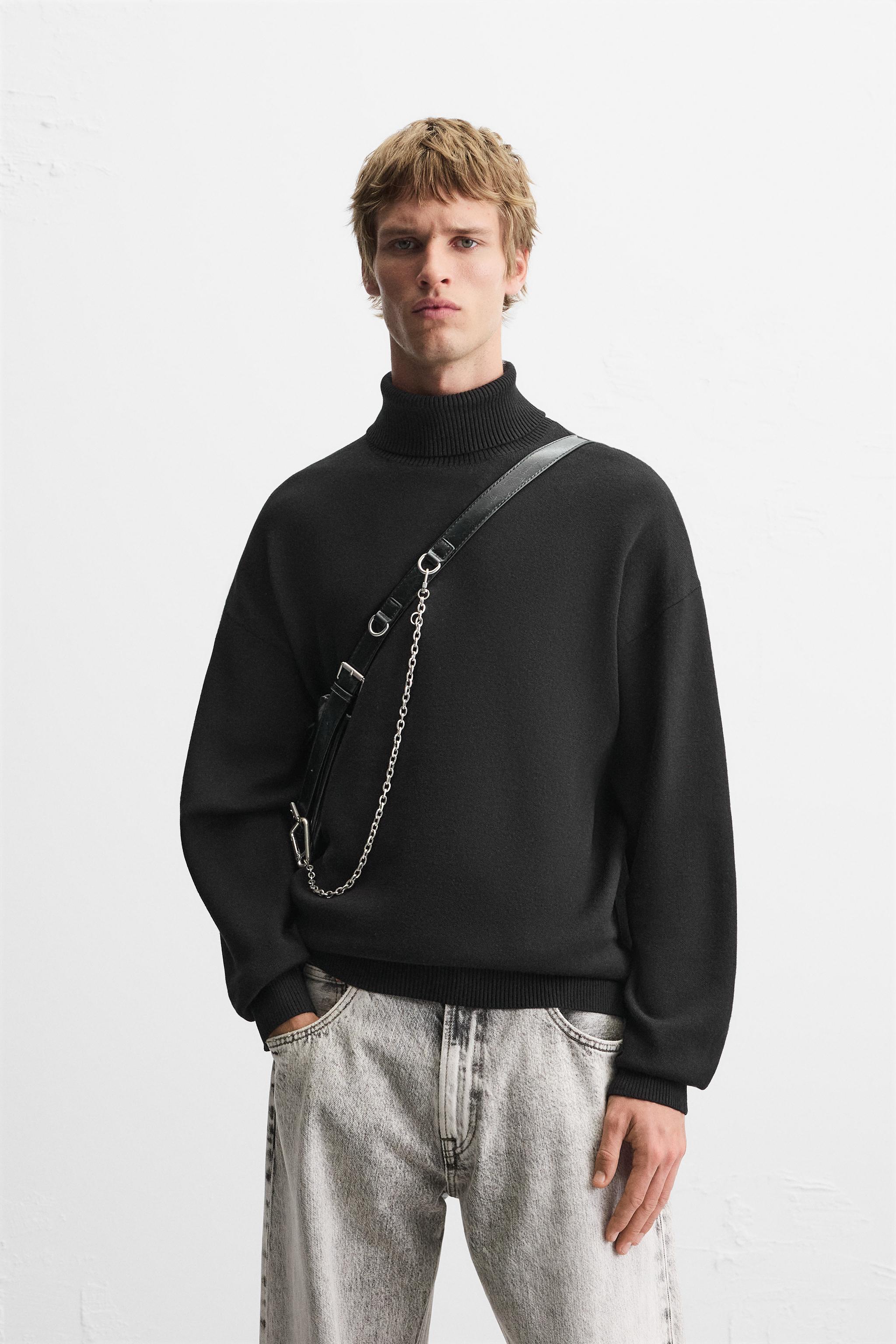 Zara pull col roulé fashion homme