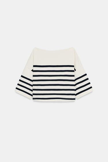 T-SHIRT RAYURES - rayures de Zara - Image 7
