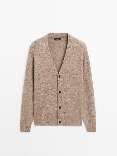 Cardigan laine - Beige de Zara
