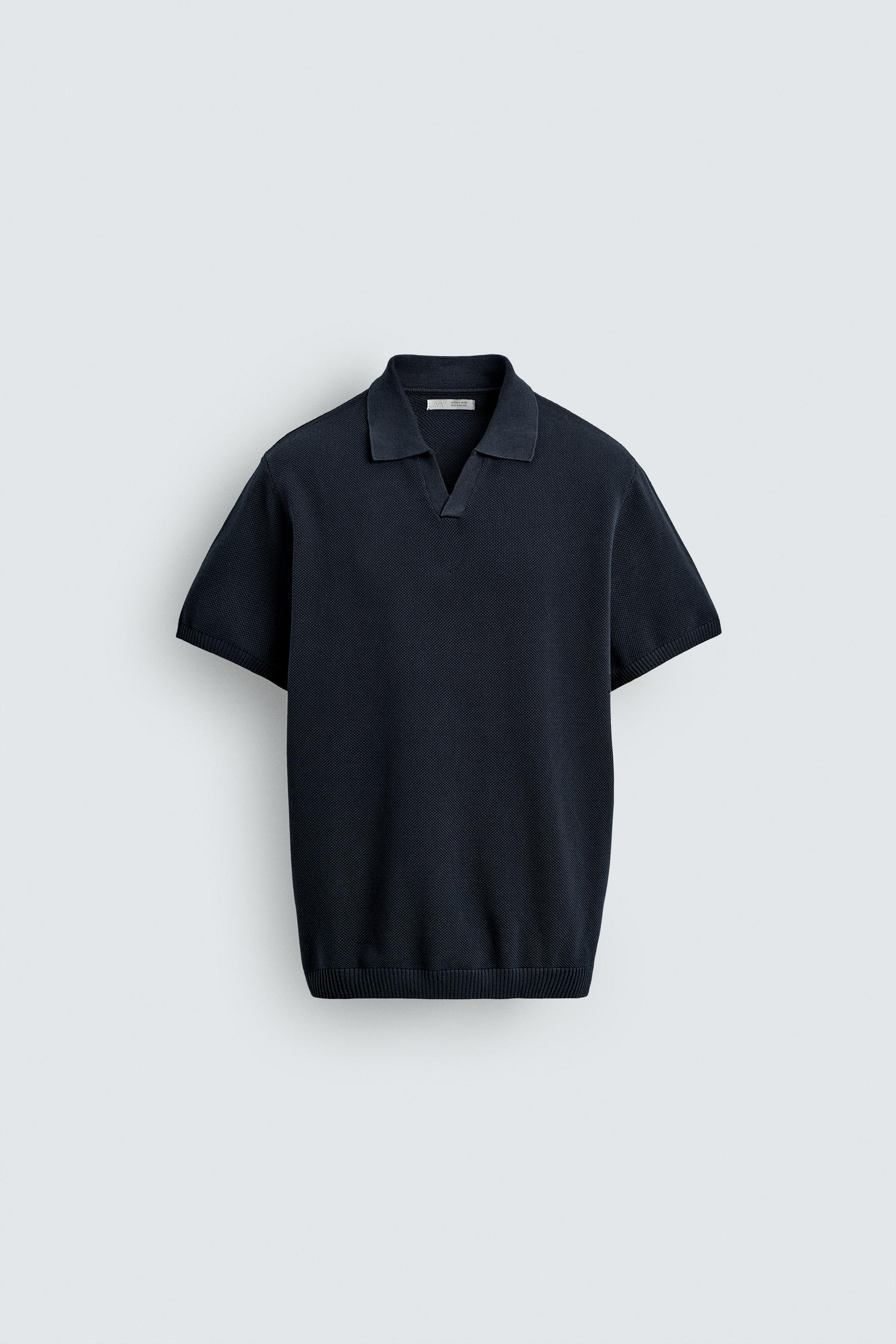 Men's Knitted Polos and Half Zip Jumpers | ZARA Macedonia