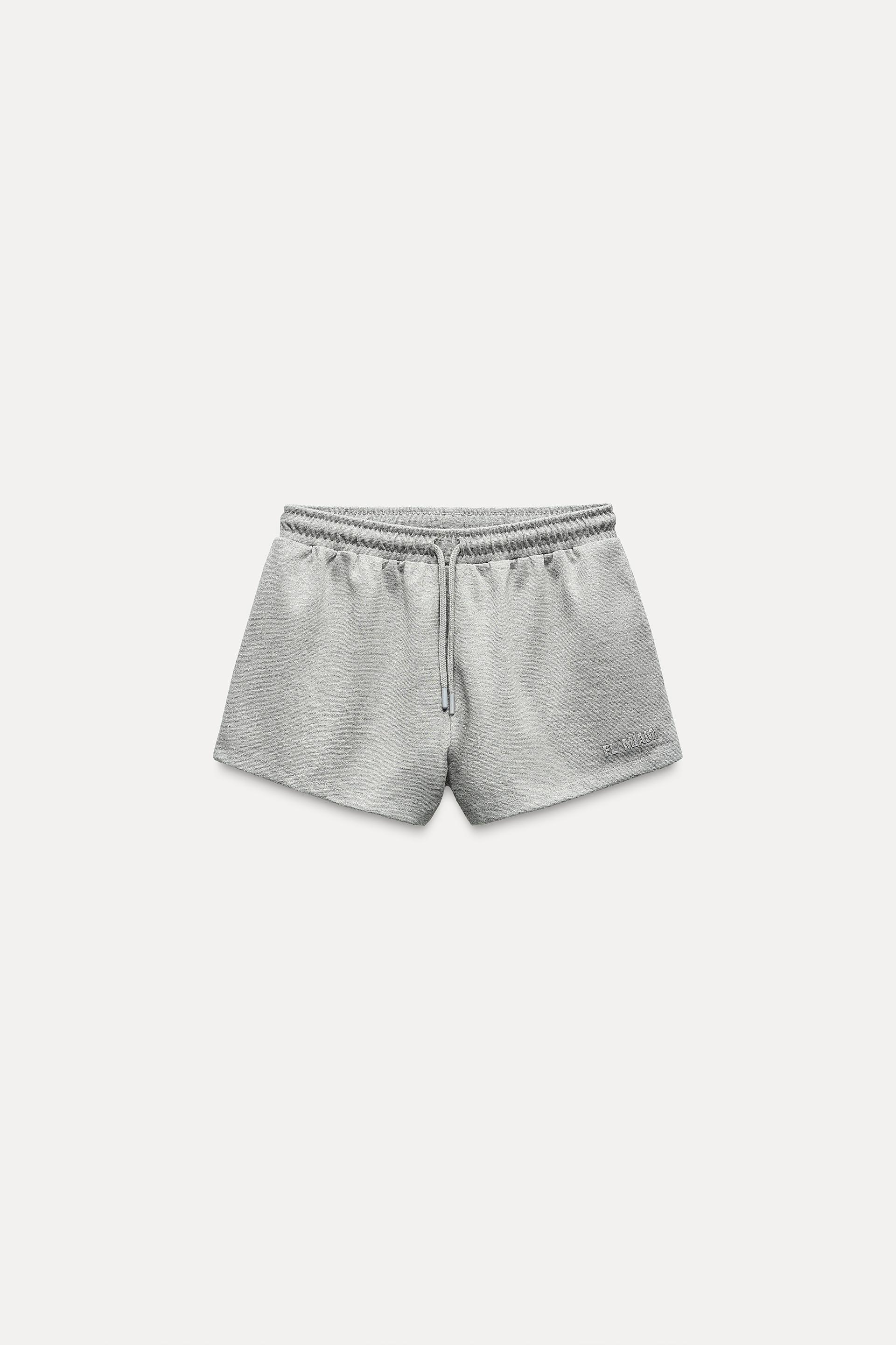 Women s Grey Shorts Explore our New Arrivals ZARA Mexico