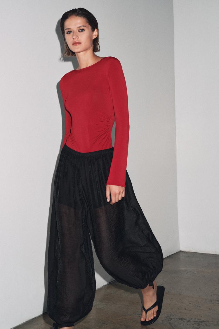 Maniche Lunghe Zara Maglie Donne Saldi Donna Saldi Invernali Zara