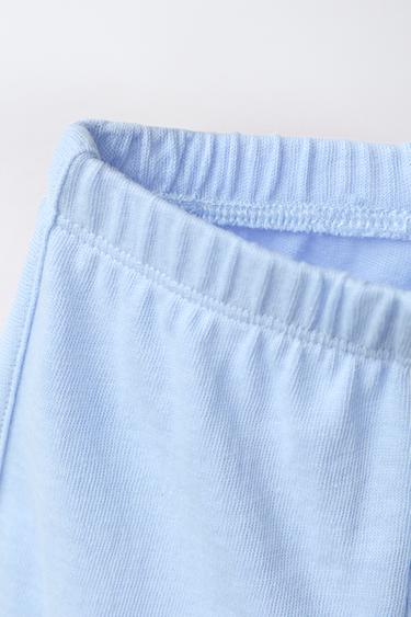 ENSEMBLE T-SHIRT ET BERMUDA FLAMÉ - Bleu clair de Zara - Image 3