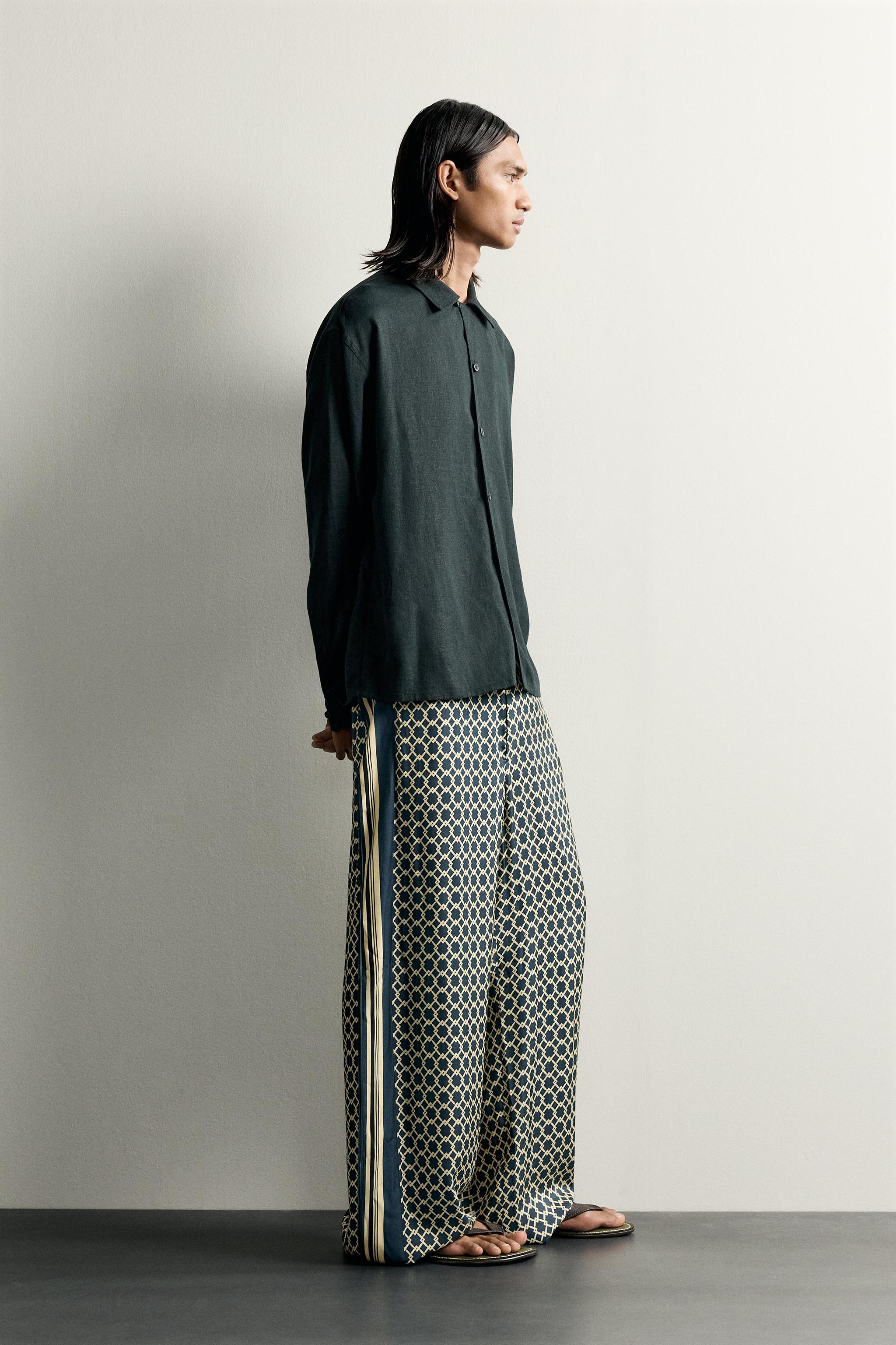 LIMITED EDITION FLOWY PANTS WITH SIDE BANDS