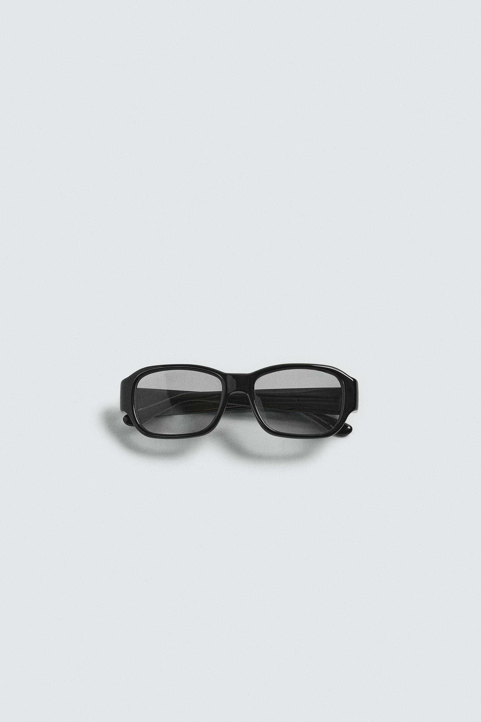 Nwt-Zara- retro sunglasses - black RECTANGULAR SUNGLASSES - Black | ZARA United States main image 2