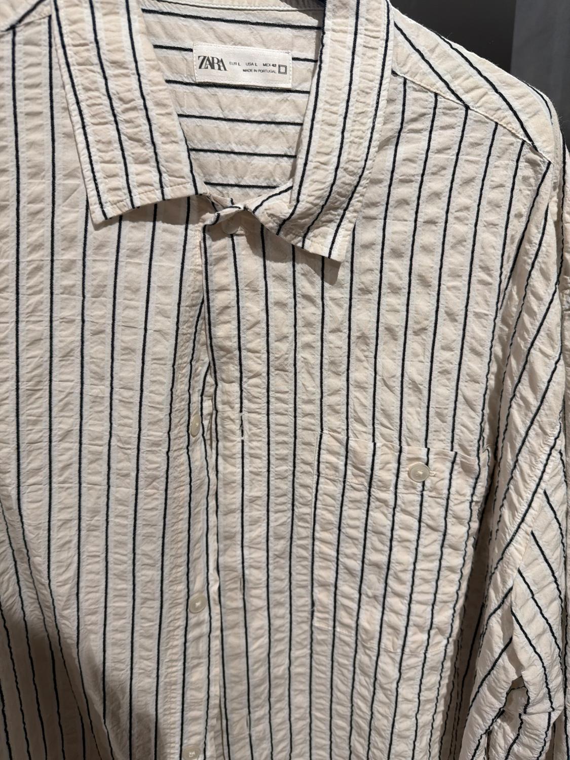 STRIPED SHIRT WITH POCKET - Image 3
