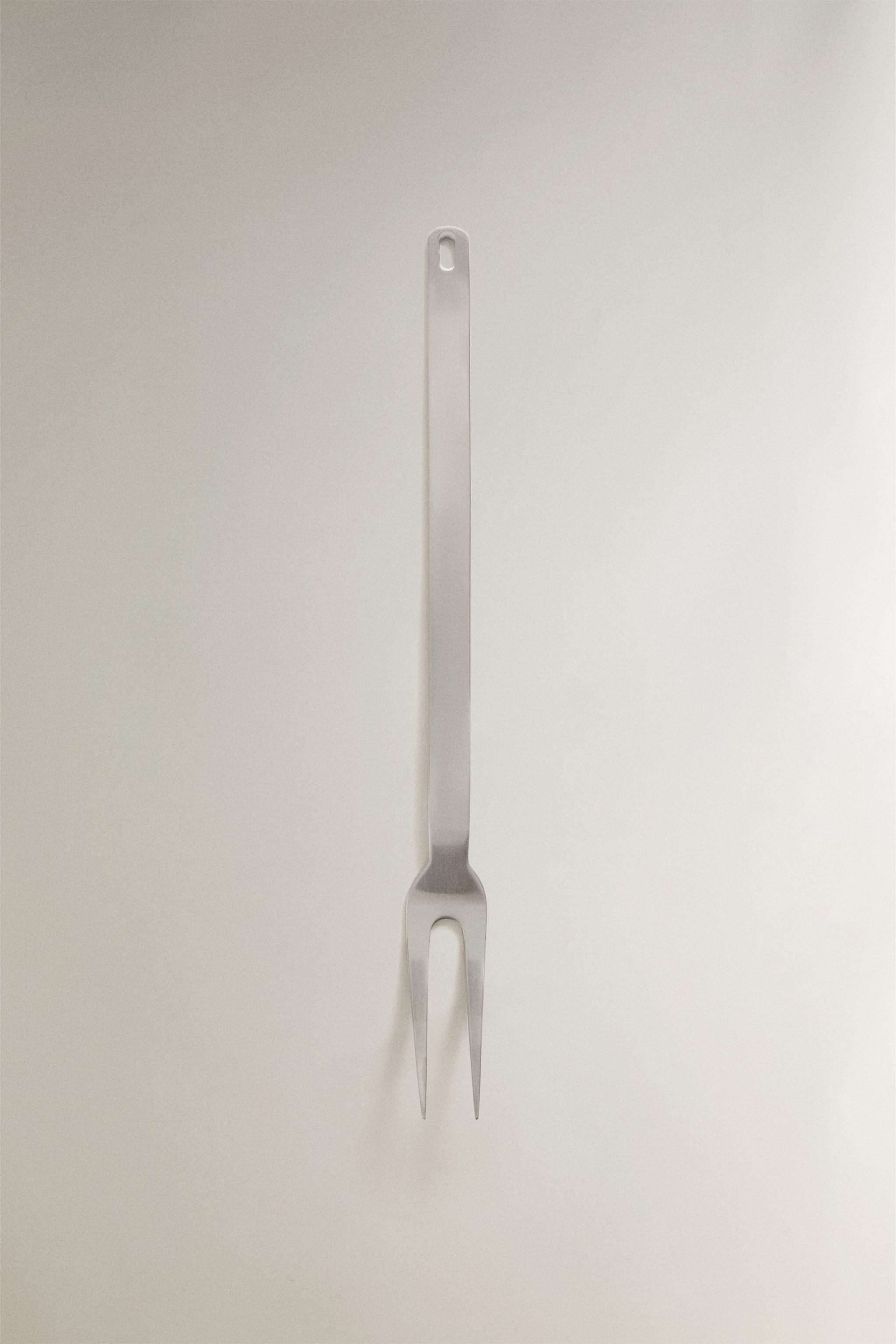 STAINLESS STEEL KITCHEN FORK — Steel