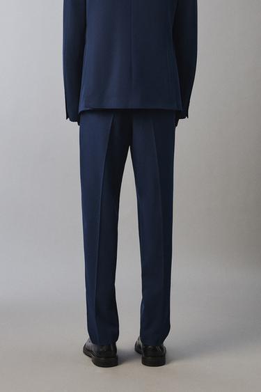 PANTALON DE COSTUME CONFORT - Bleu encre de Zara - Image 2