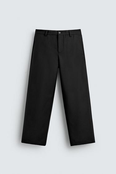 LIMITED EDITION SUIT TROUSERS - Black by Zara