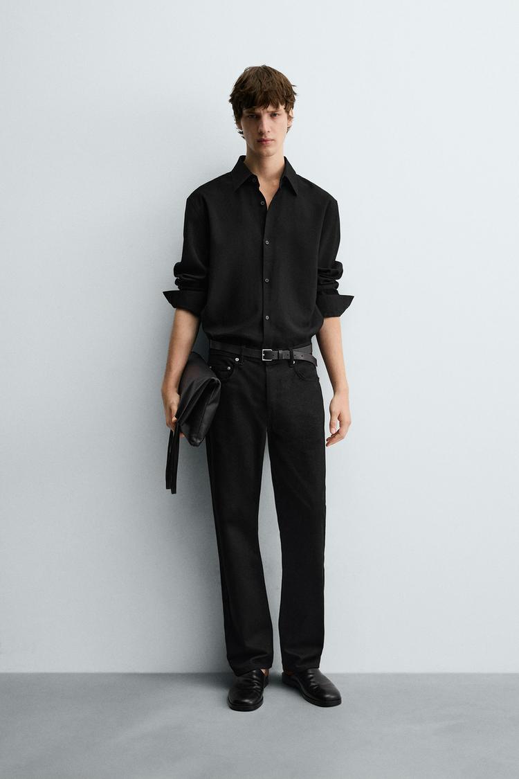 CHEMISE FLUIDE LIMITED EDITION Noir ZARA France