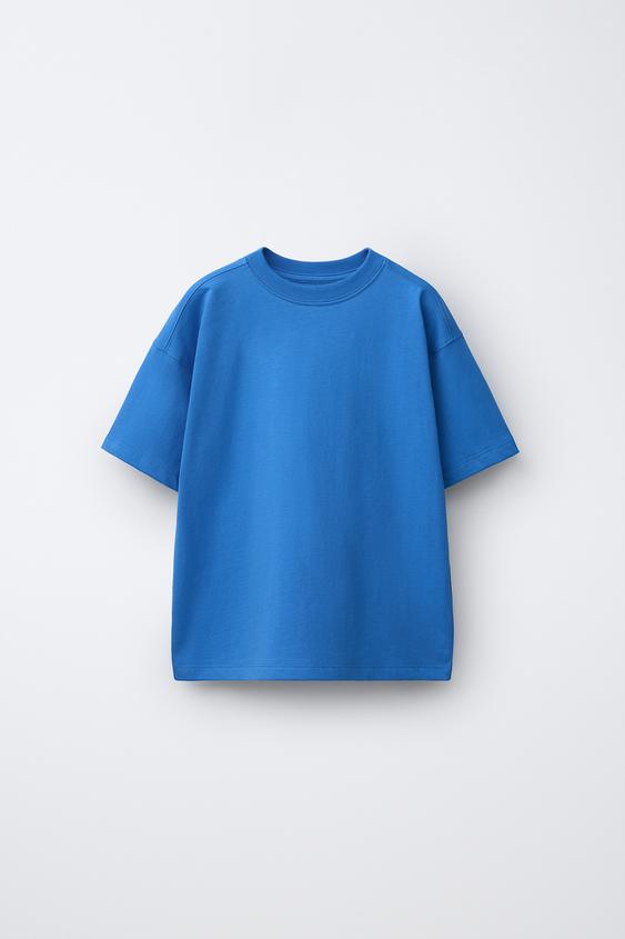 PLAIN T-SHIRT - Deep blue by Zara - Image 0