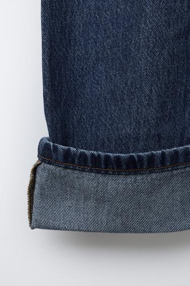 JEAN BAGGY À REVERS - Bleu moyen de Zara - Image 3