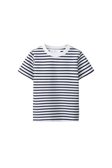 Zara 針織條紋T恤 - 條紋