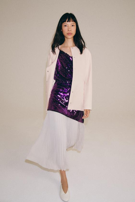 ZW COLLECTION PINK BOMBER JACKET - Pastel pink de Zara - Imagen 0