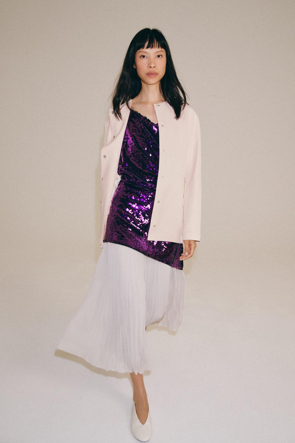 ZW COLLECTION PINK BOMBER JACKET