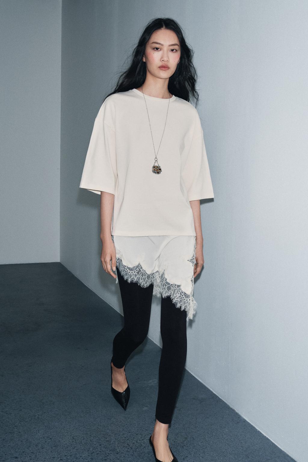 COMBINATION LACE T-SHIRT - image 2