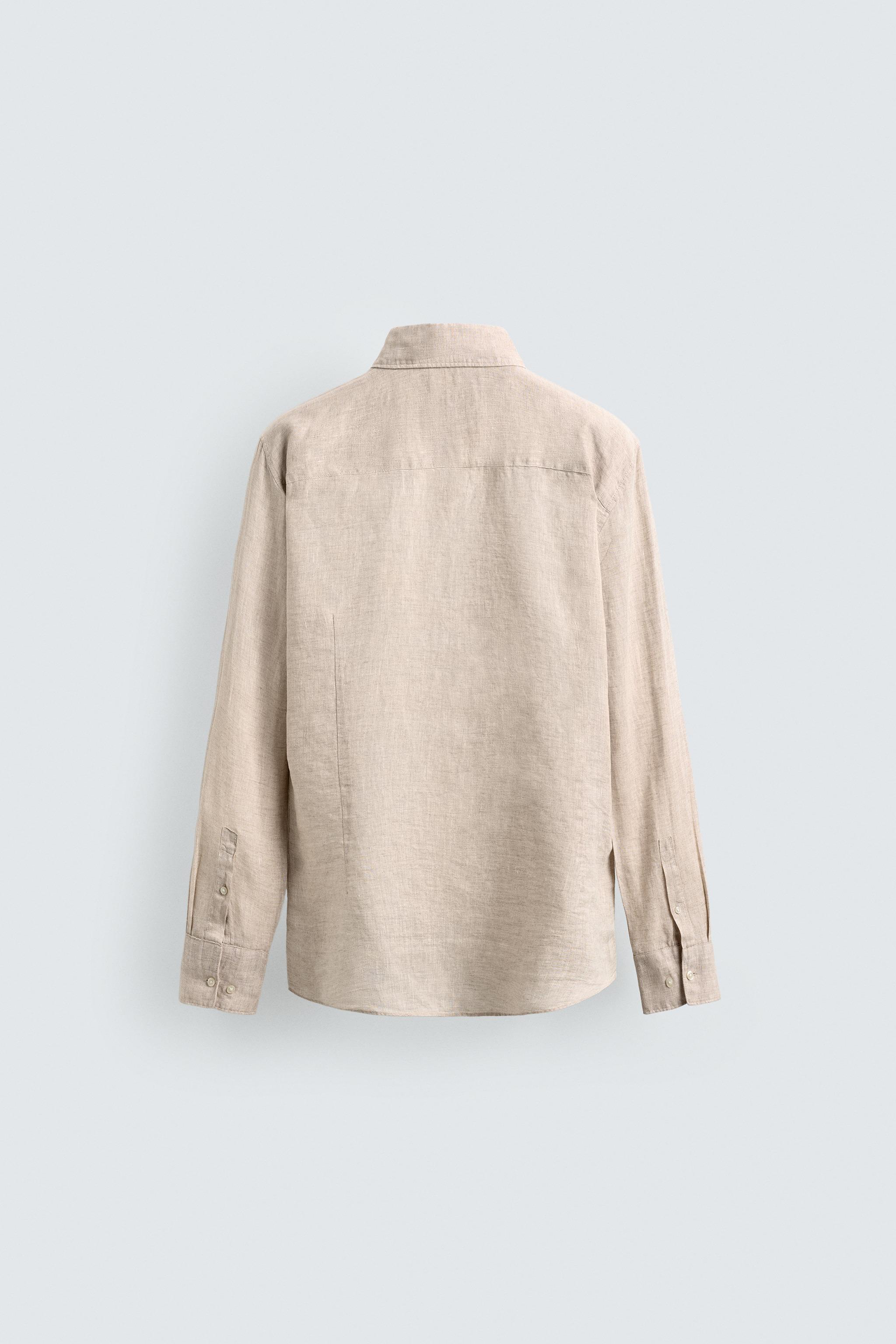 CHEMISE REGULAR FIT 100% LIN