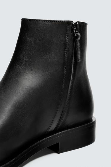 LIMITED EDITION LEATHER BOOTS - Black by Zara - Image 5