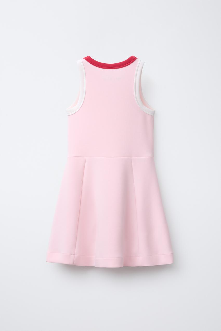 CONTRAST MODAL DRESS