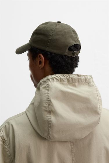 WASHED EMBROIDERED CAP - Black / Brown by Zara - Image 2