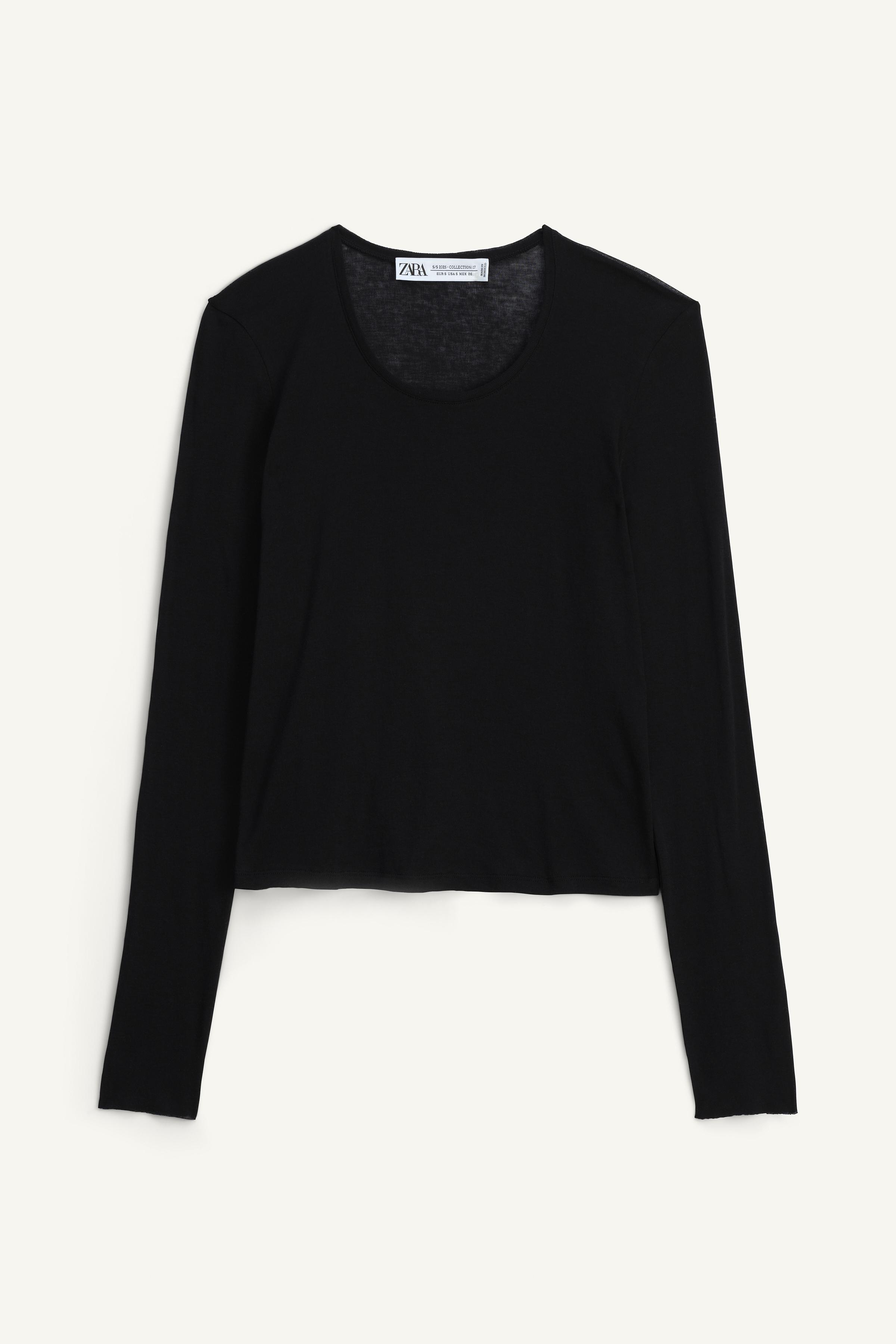 Women's Long Sleeve T-shirts | ZARA United States