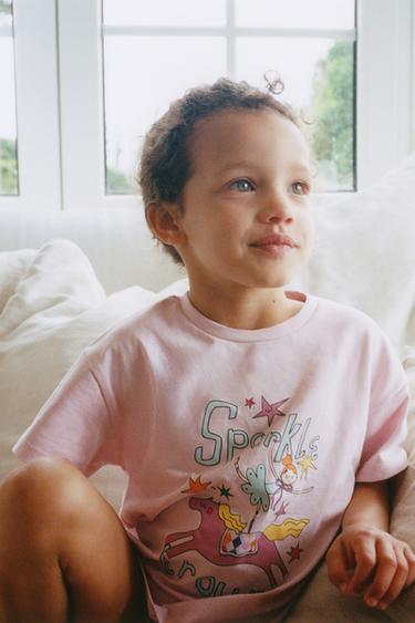2-6 YEARS/ BALLERINA CIRCUS PRINT PYJAMAS - Pink by Zara