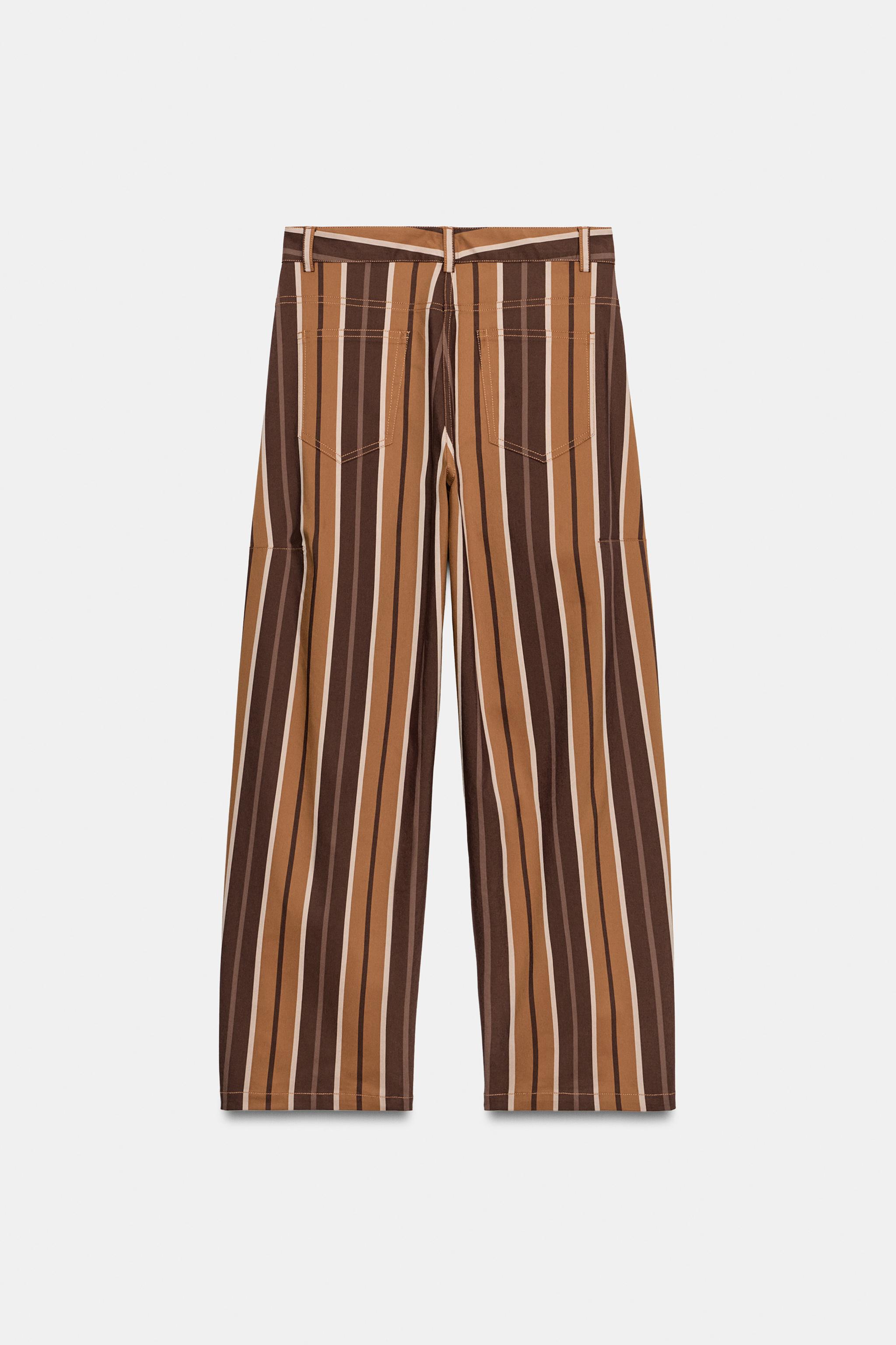 sara品です ZW COLLECTION STRIPED TROUSERS - Multicoloured | ZARA South Africa
