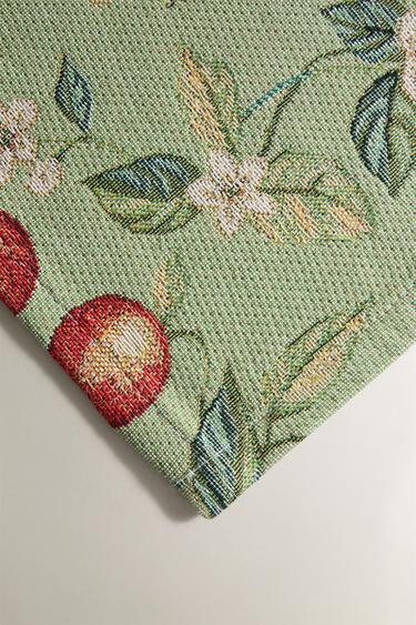 JACQUARD FRUIT PLACEMAT - Green by Zara - Image 2