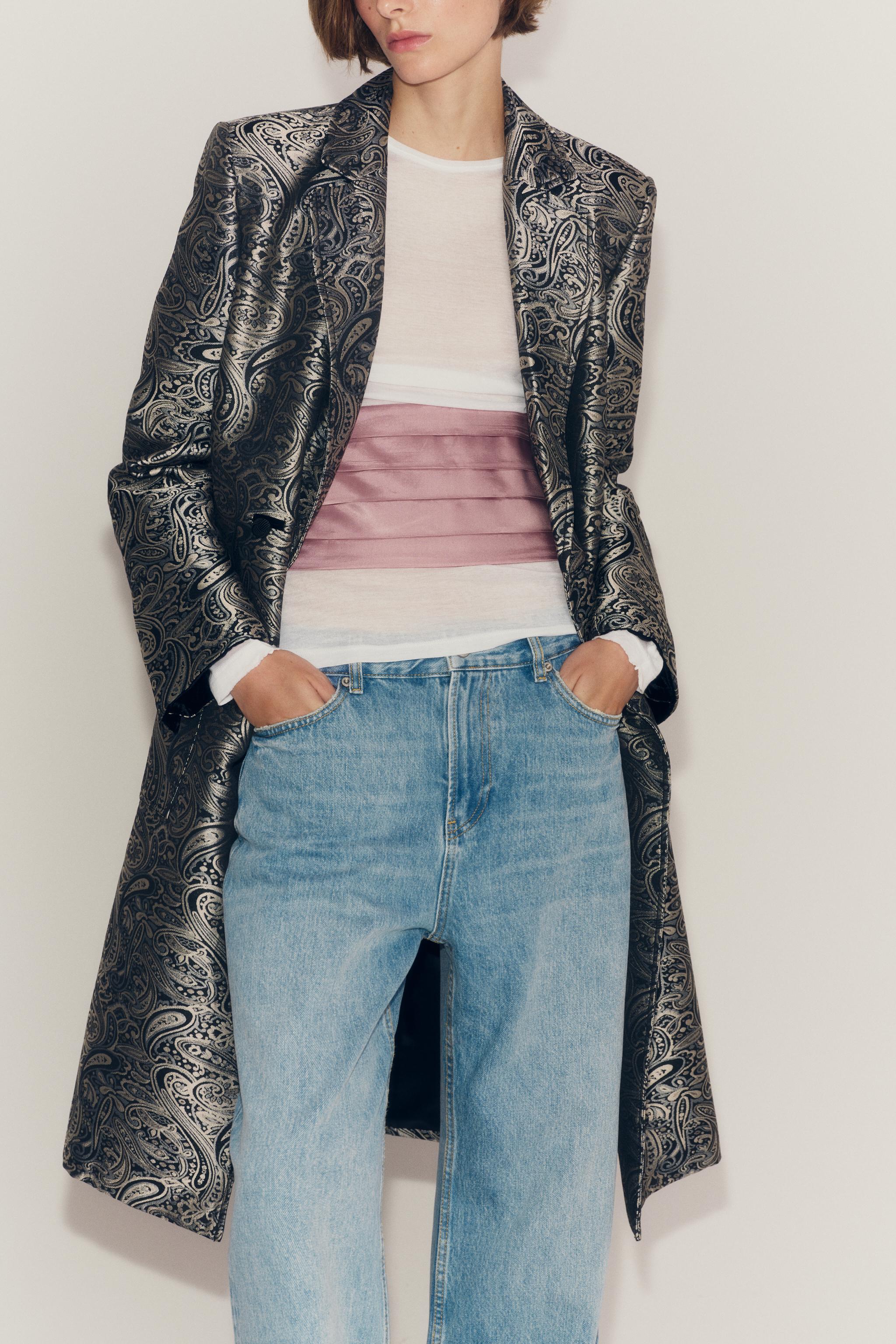 ZW COLLECTION JACQUARD COAT