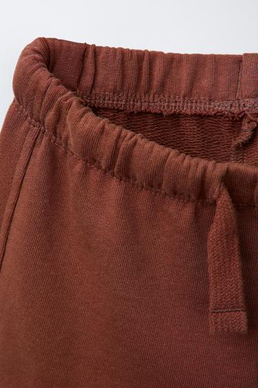 TWO-PACK OF STRIPED AND PLAIN BERMUDA SHORTS - Brick by Zara - Image 3
