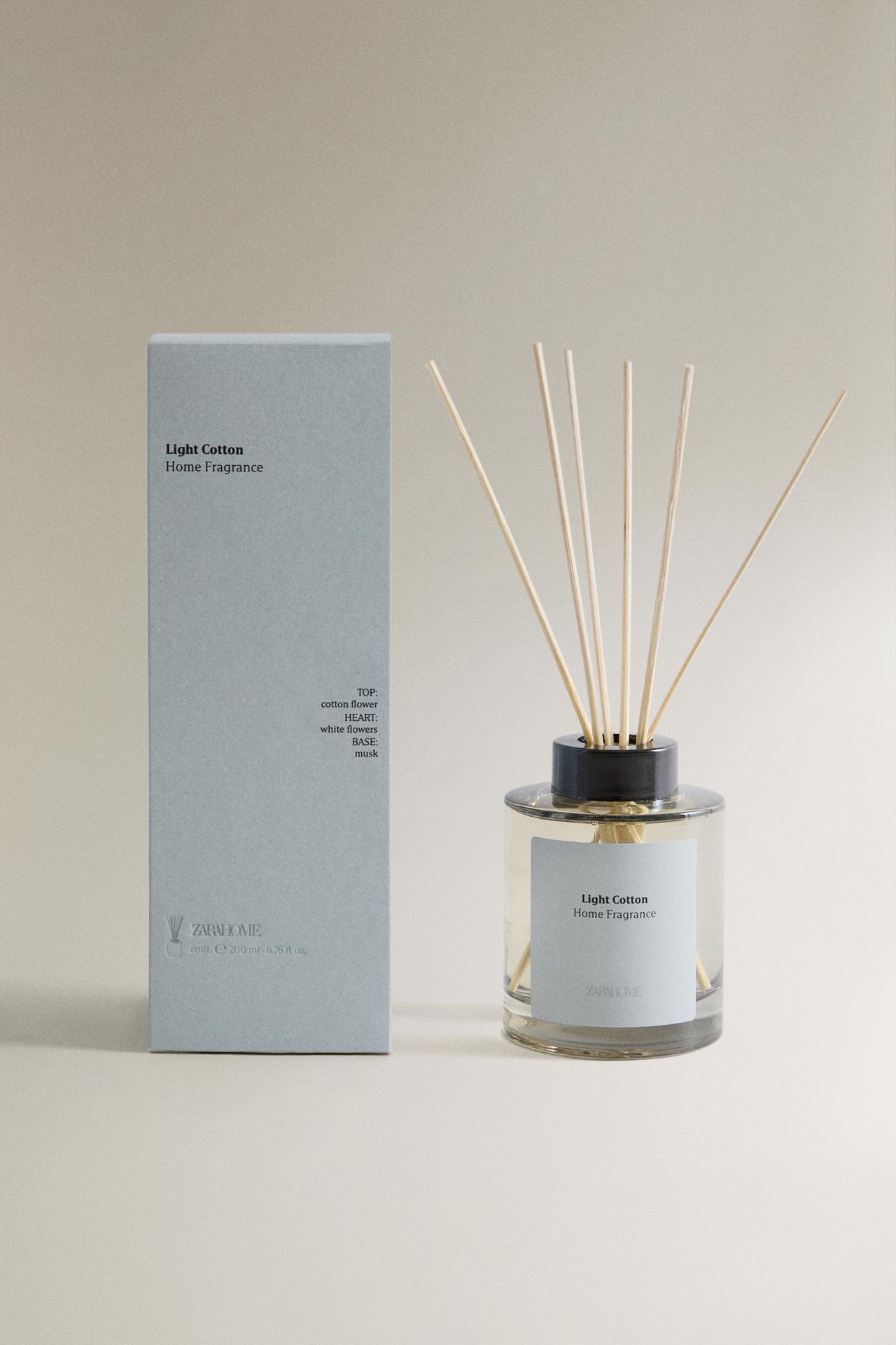 (200 ML) LIGHT COTTON REED DIFFUSERS — white