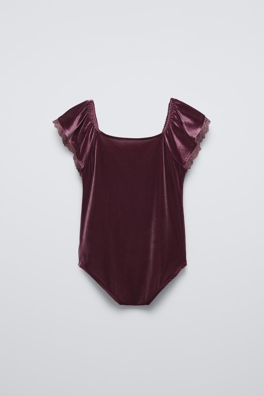 Детское боди ZARA HOME Боди с цветочной вышивкой