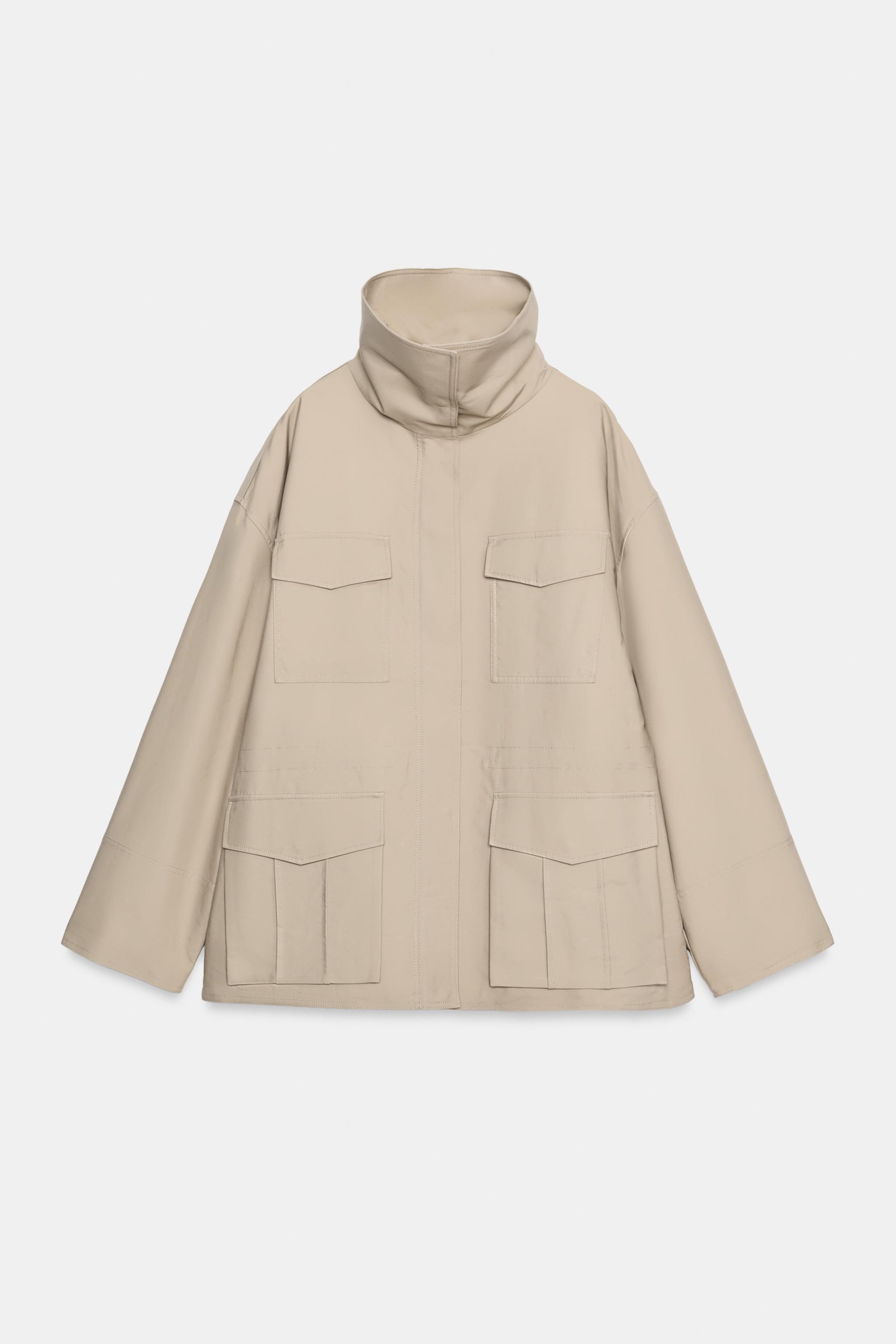 HIGH-NECK POCKET JACKET