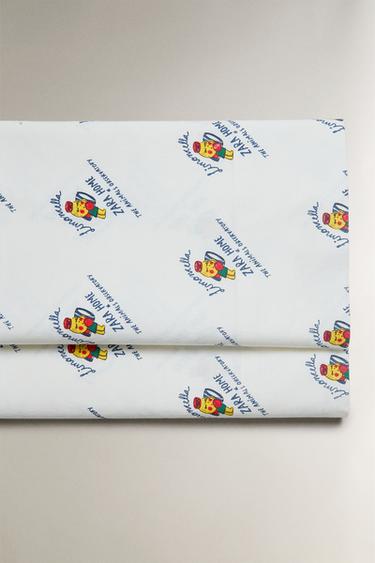 LENZUOLA DI SOPRA PER BAMBINI LIMONCELLA X THE ANIMALS OBSERVATORY - Multicolore di Zara