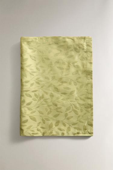 JACQUARD VEGETABLE TABLE RUNNER - Green by Zara - Image 4