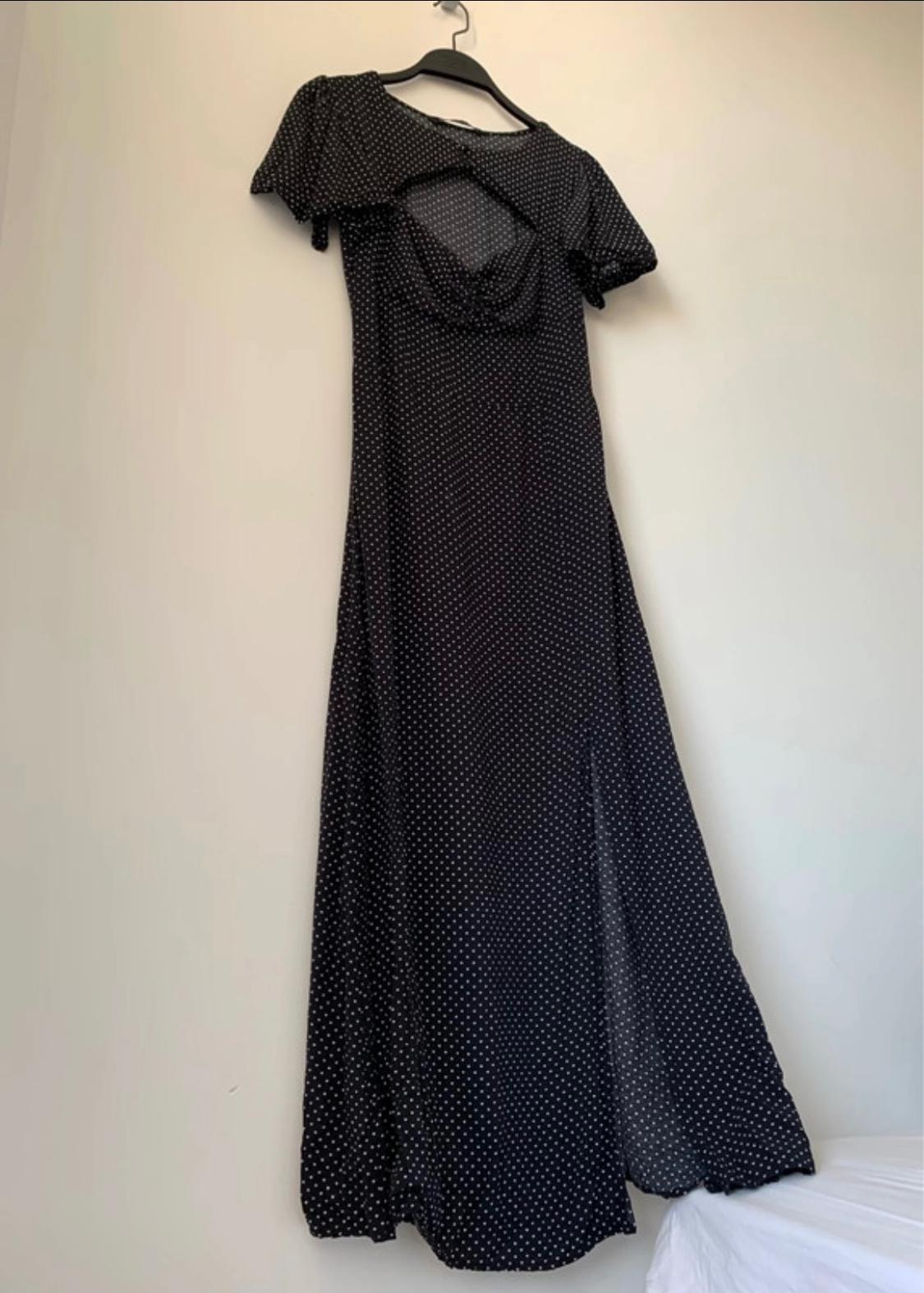 POLKA DOT CUT-OUT DRESS - Image 2
