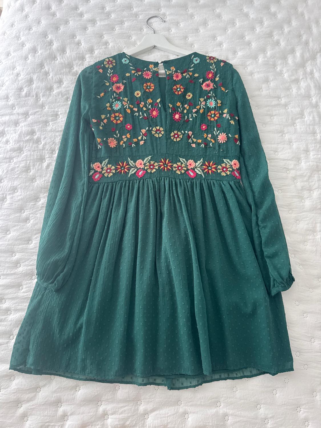 VESTIDO BORDADO FLORAL - Image 2
