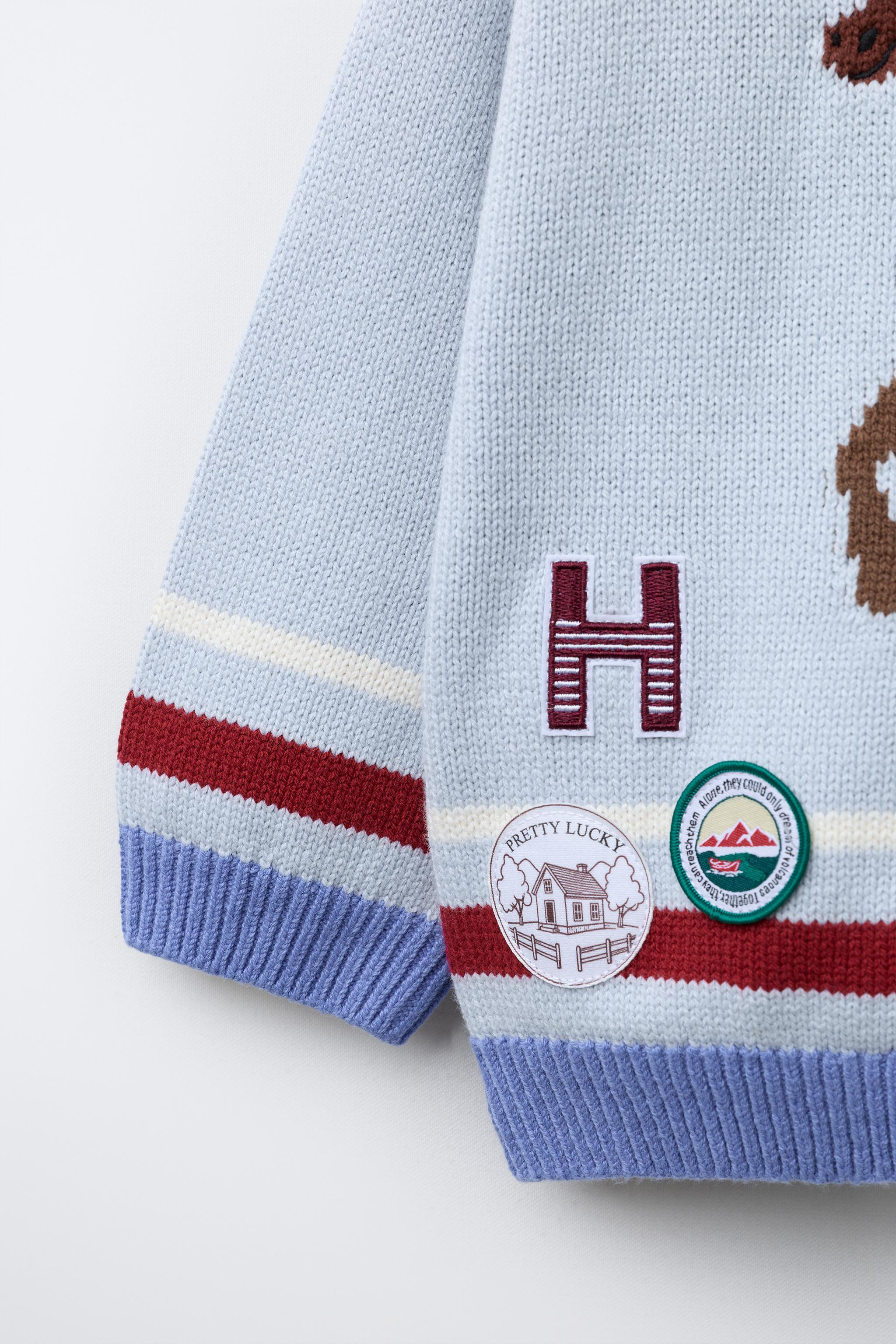 EMBROIDERED KNIT JUMPER