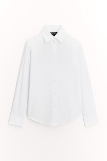 CAMISA ESTRUCTURA ZW COLLECTION - Blanco de Zara