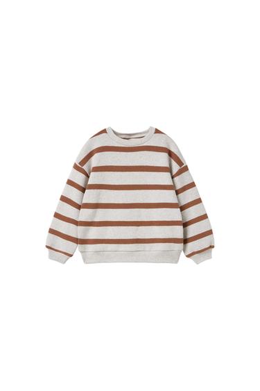 SOFT TOUCH STRIPED SWEATSHIRT