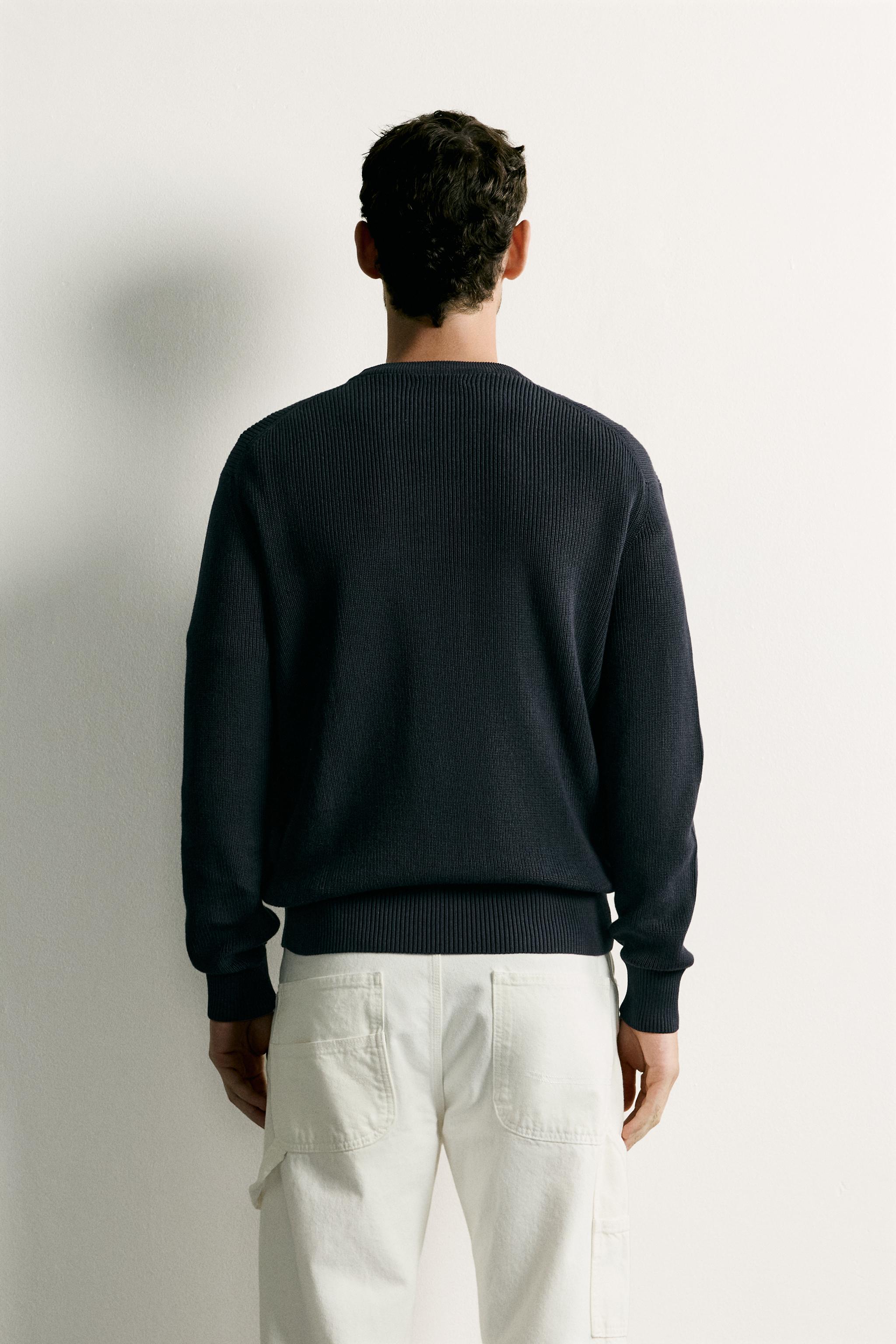 PULL REGULAR FIT EN MAILLE PERLÉE