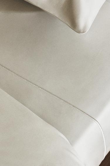DRAP DE DESSUS SATIN FESTON (400 FILS) - Argent de Zara - Image 6