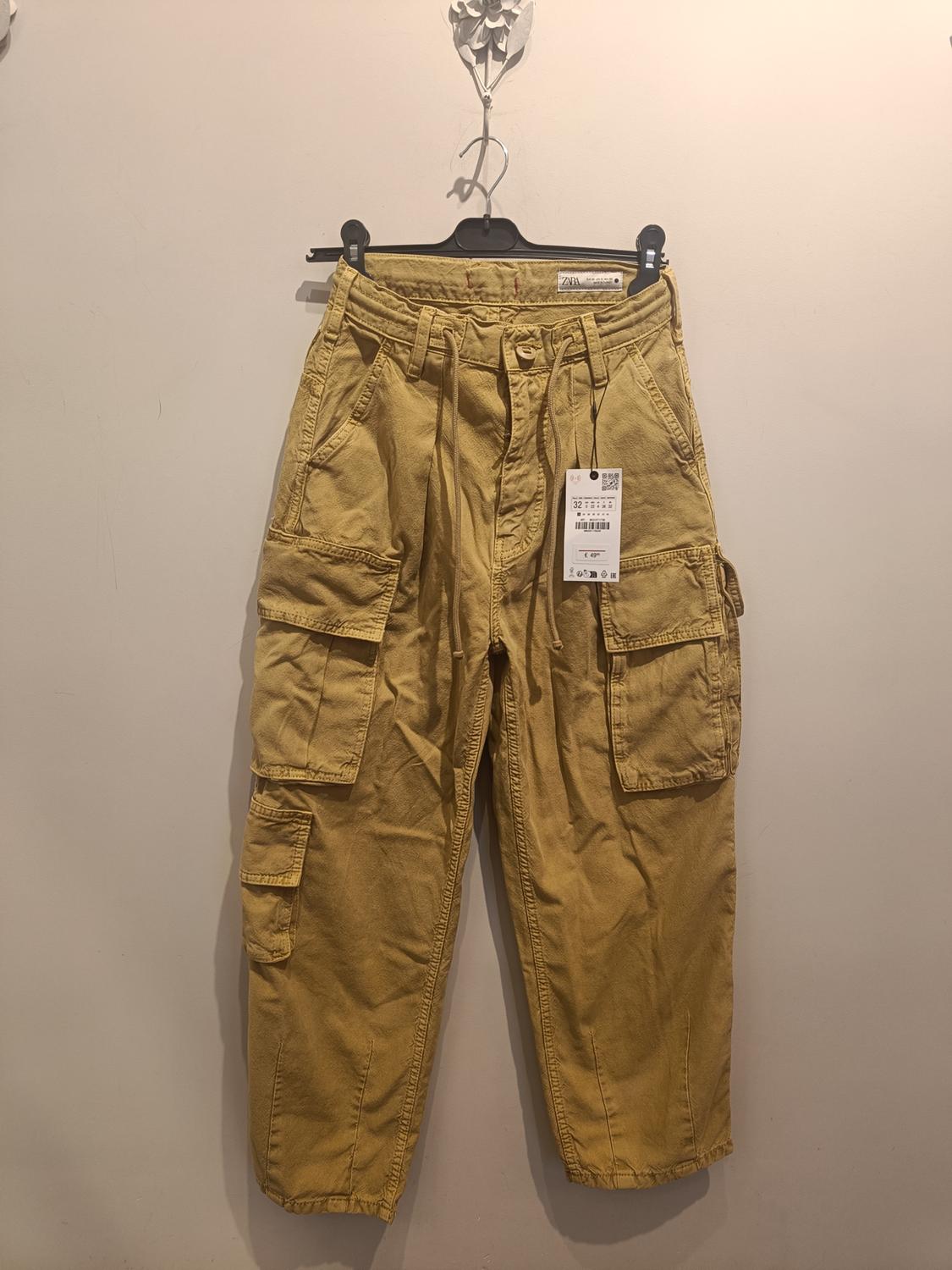 ZW COLLECTION LOOSE FIT CARGO TROUSERS